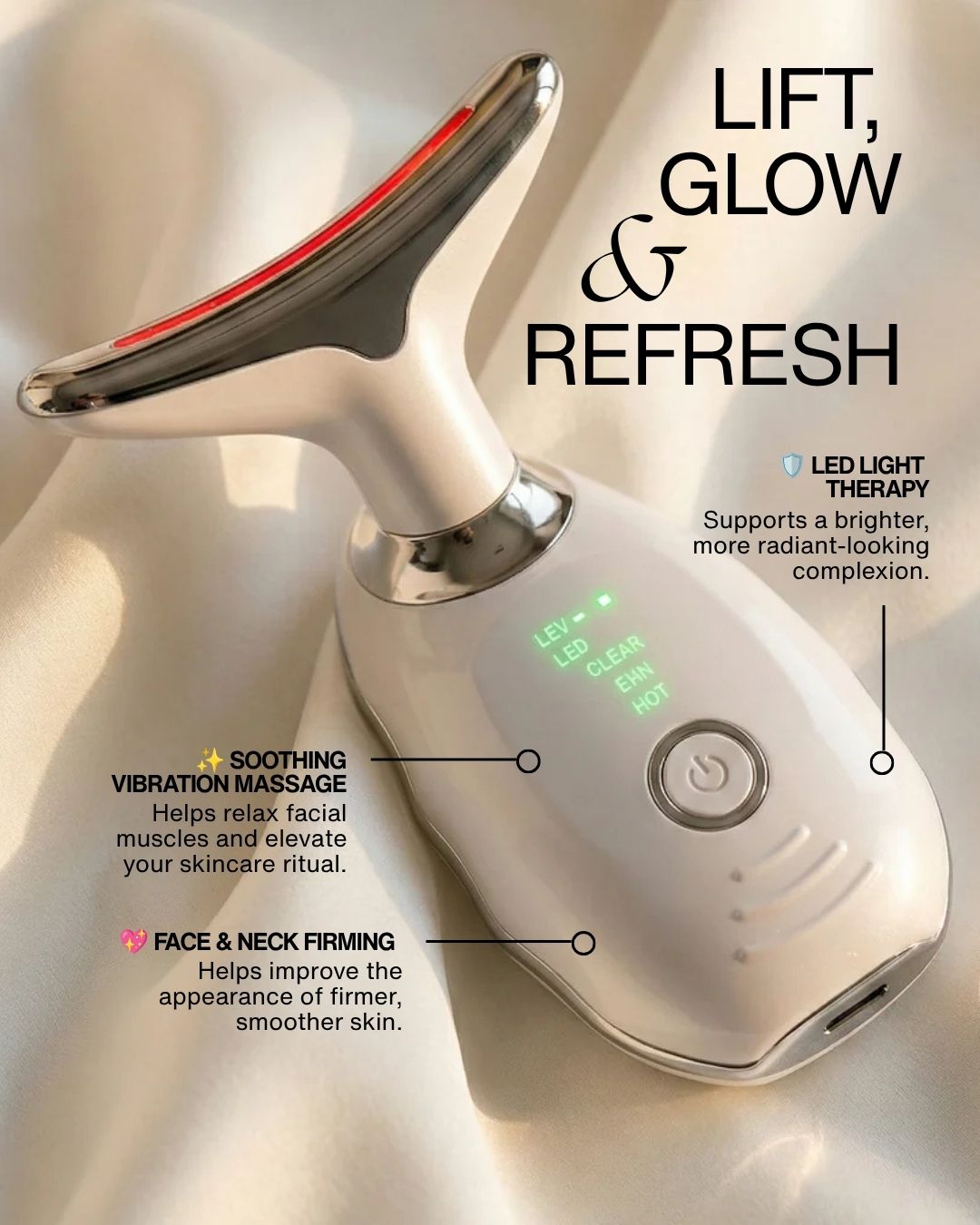 The Complete Guide to the Ovey London LED Face & Neck Massager