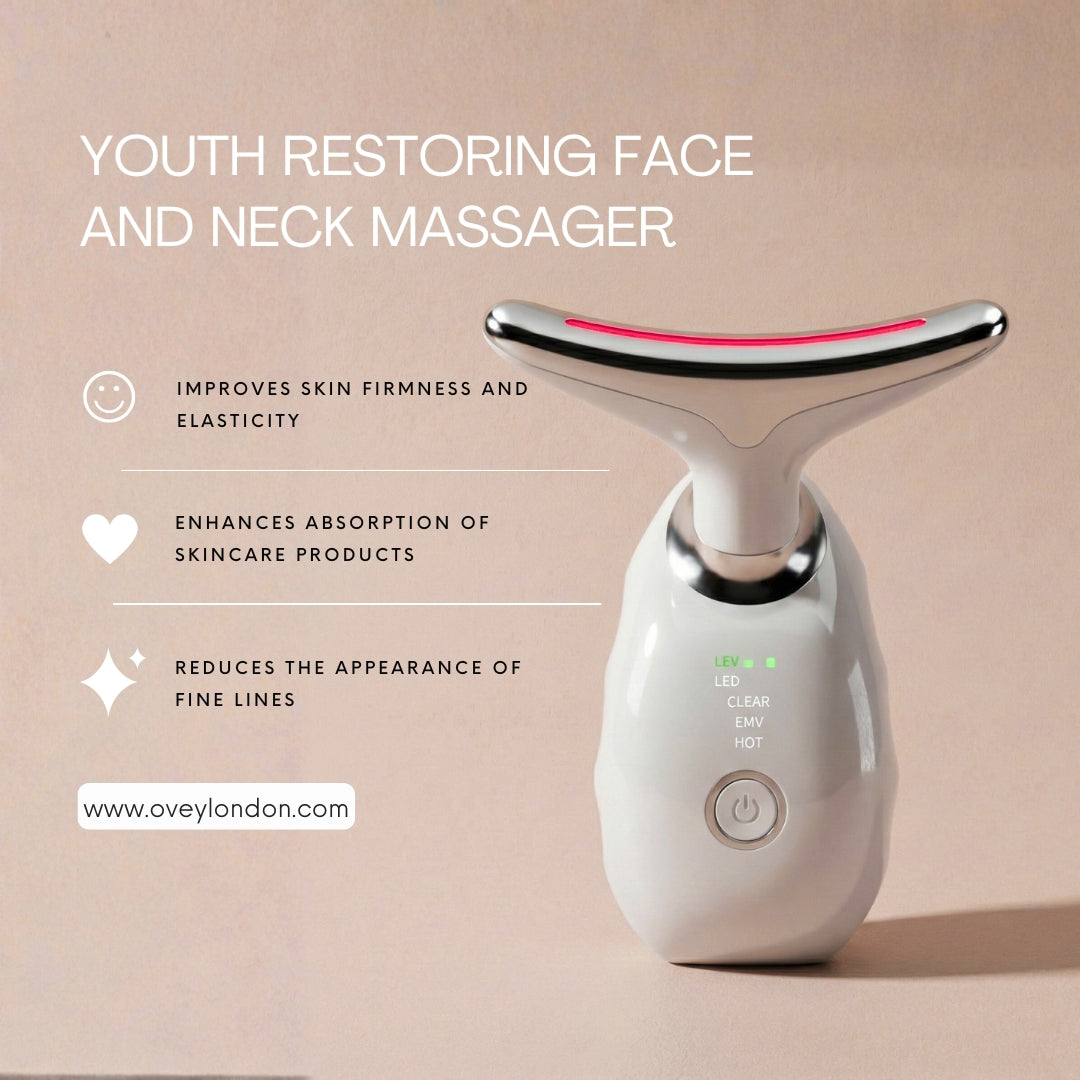 Bring the Spa Home: The Ultimate Guide to the Ovey Youth Restoring LED Light Face & Neck Lifting Therapy Massager