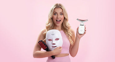 Ovey Youth Restoring LED Face & Neck Massager | Anti-Aging Skincare Tool