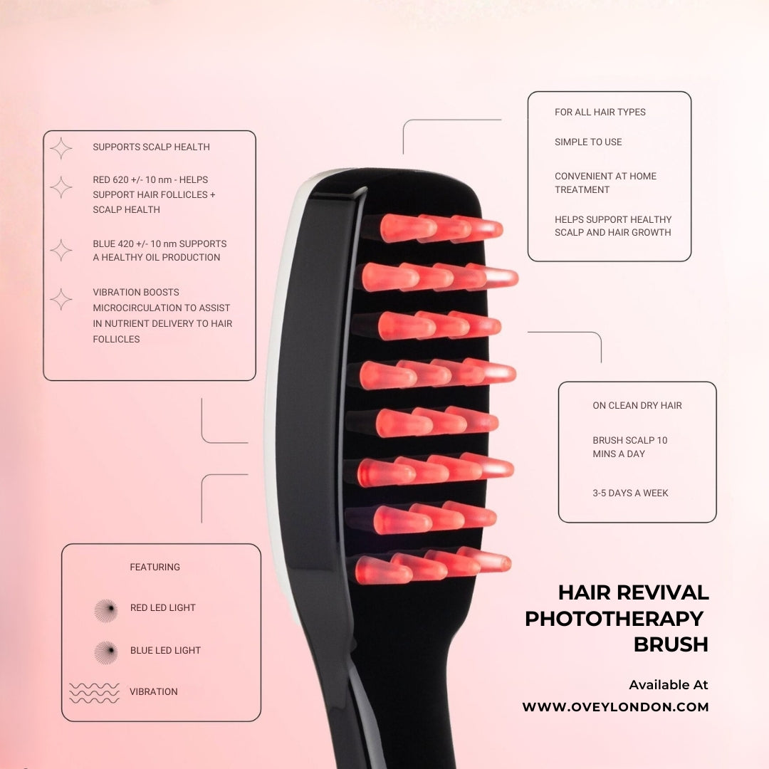 Ovey Hair Revival Phototherapy LED Brush