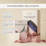 YOUTH RESTORING FACE AND NECK MASSAGER + HAIR REVIVAL PHOTOTHERAPY BRUSH