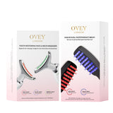 YOUTH RESTORING FACE AND NECK MASSAGER + HAIR REVIVAL PHOTOTHERAPY BRUSH