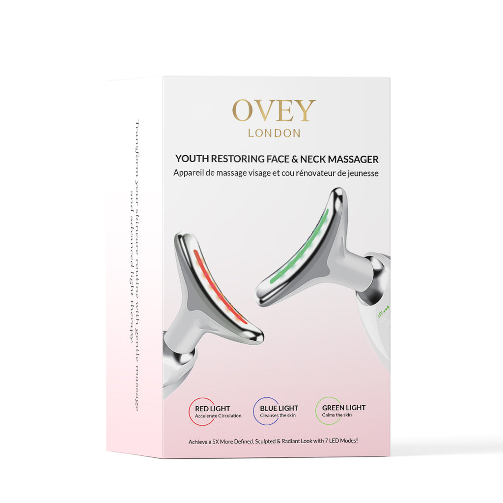 Ovey Youth Restoring LED Light Face & Neck Lifting Therapy Massager
